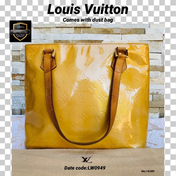 Louis Vuitton Handbags - Louis Vuitton shoulder bag vernis houston yellow